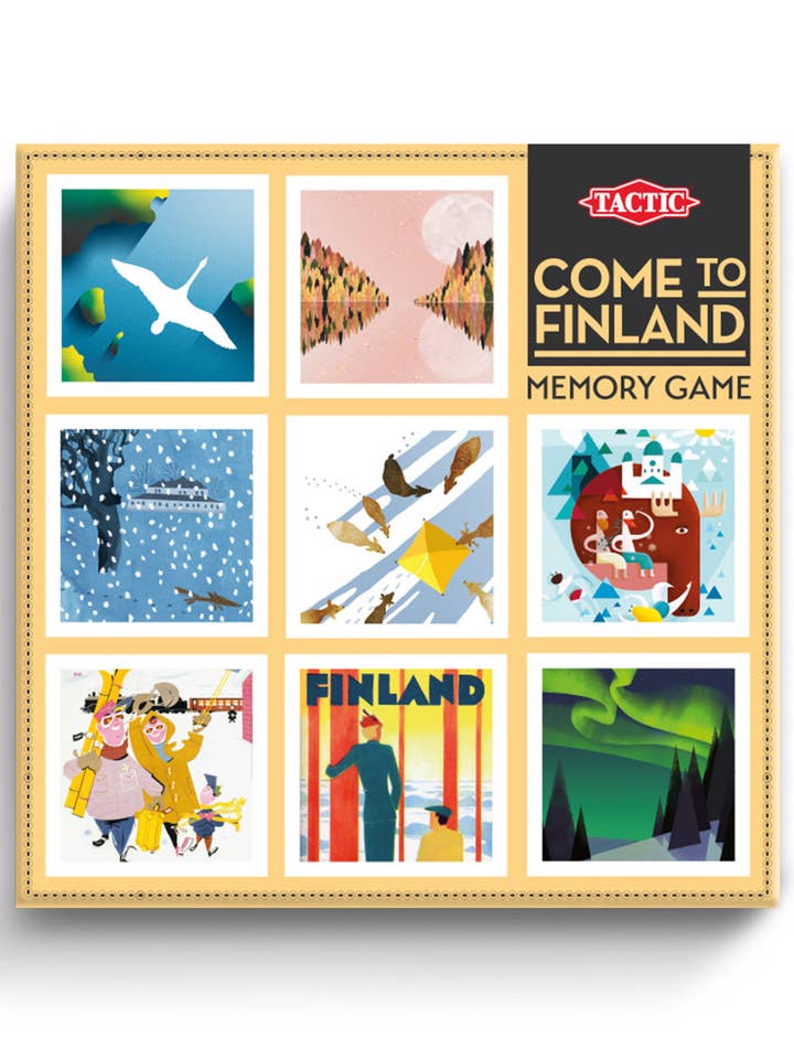 Jeu de mémoire : Viens en Finlande pour la vente par Come to Finland