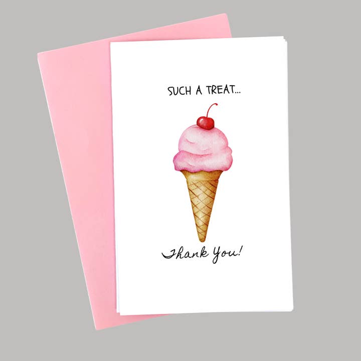 Such A Treat - Thank You! for wholesale by I Hart Pink Cards