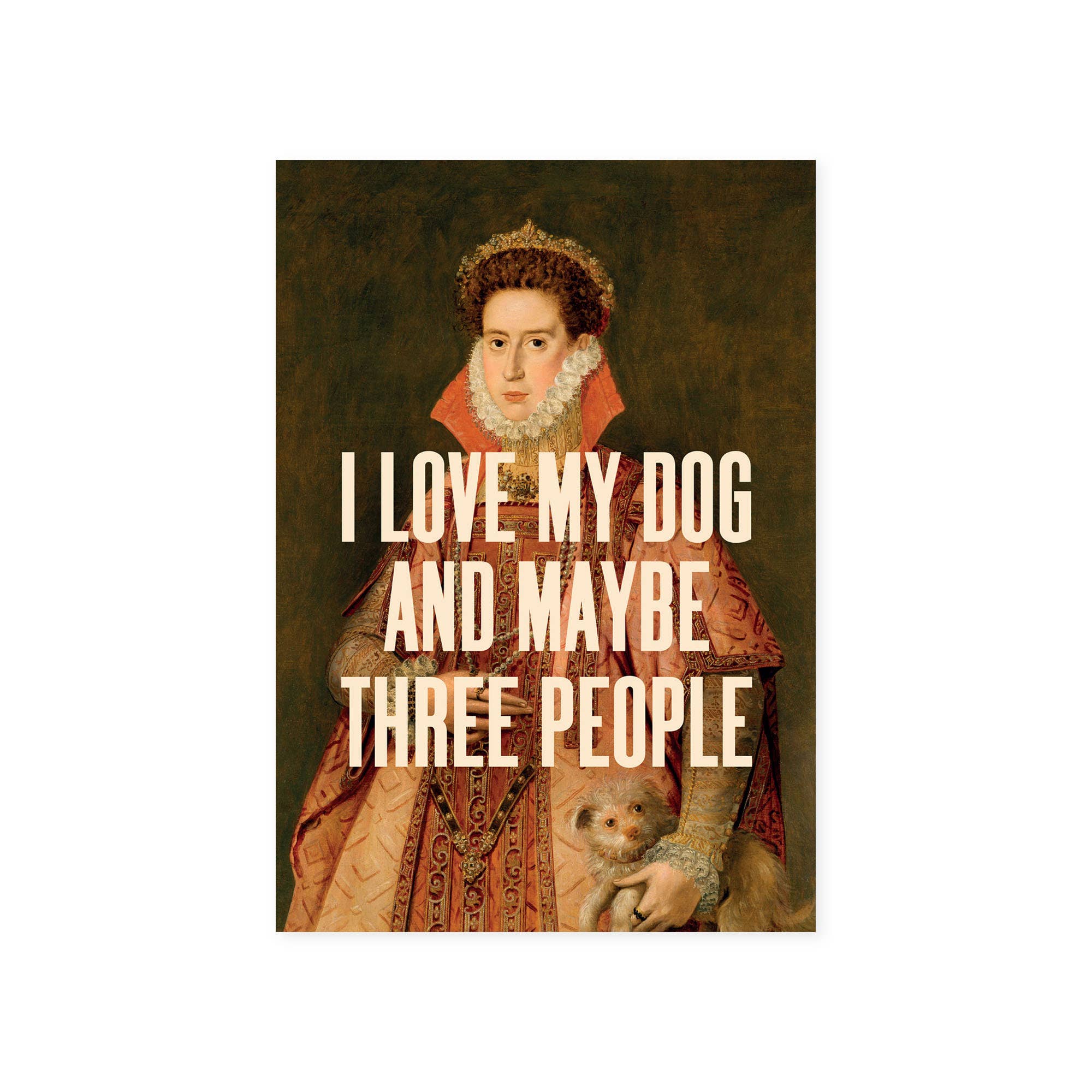 East End Prints - Greetings Cards & Postcards - Vendita all'ingrosso Cartoline - Cartolina I Love My Dog di Oh Fine Arts
