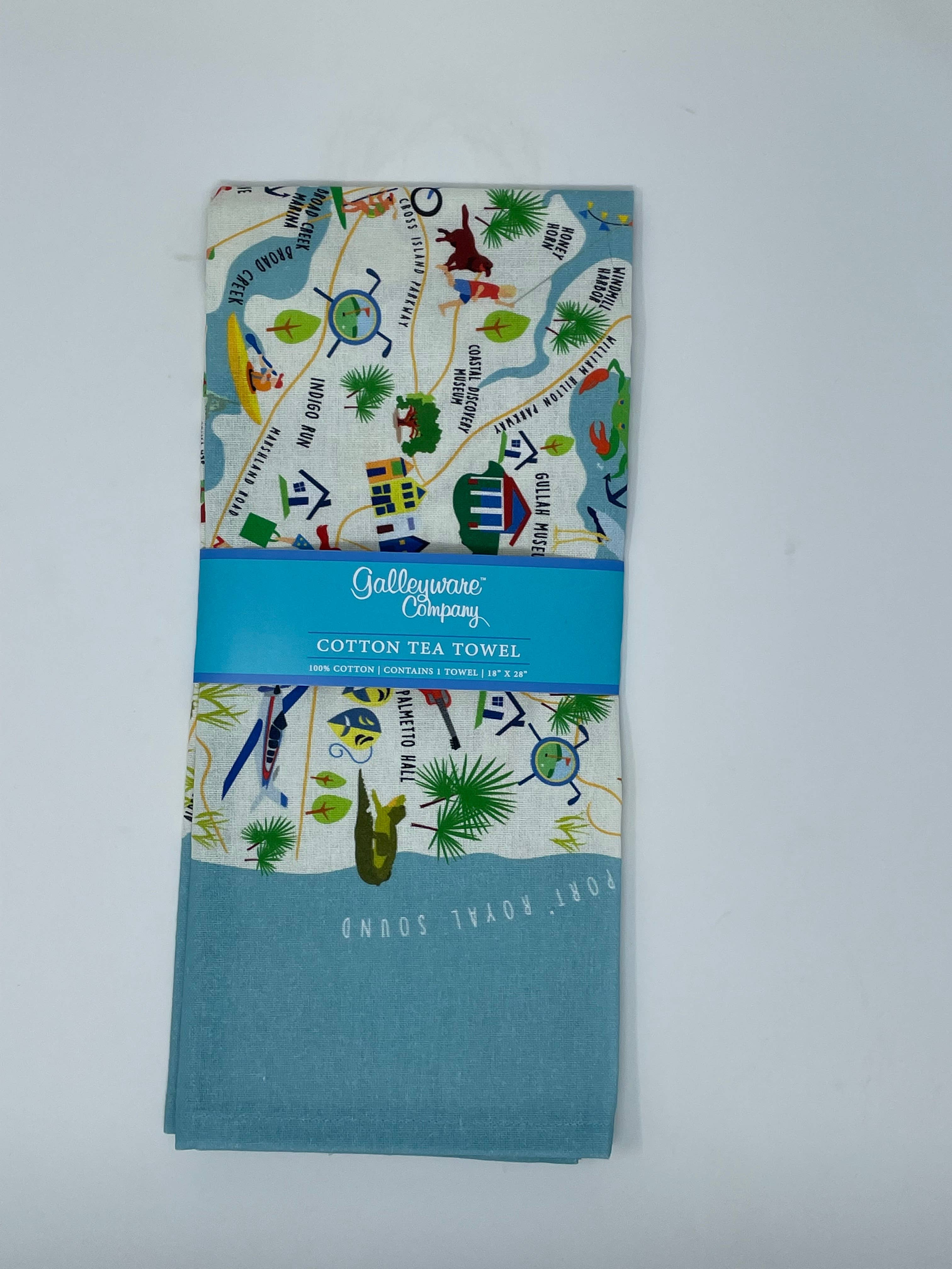 Galleyware – Toalha de chá por atacado – Hilton Head Toalha de Chá1