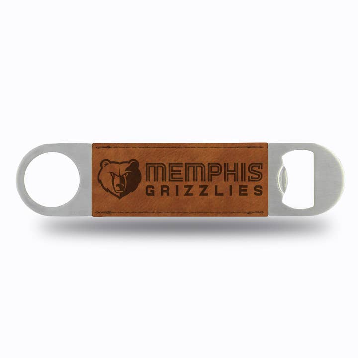 Memphis Grizzlies Laser Engraved Bar Blade, Brown for wholesale by Rico Industries