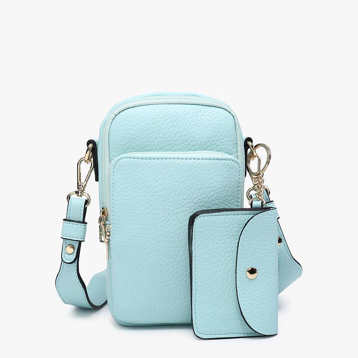 Jen & Co. - Wholesale Crossbody Bag - Women's - M2080 Parker 3 Compartment Crossbody w/ Pouch
