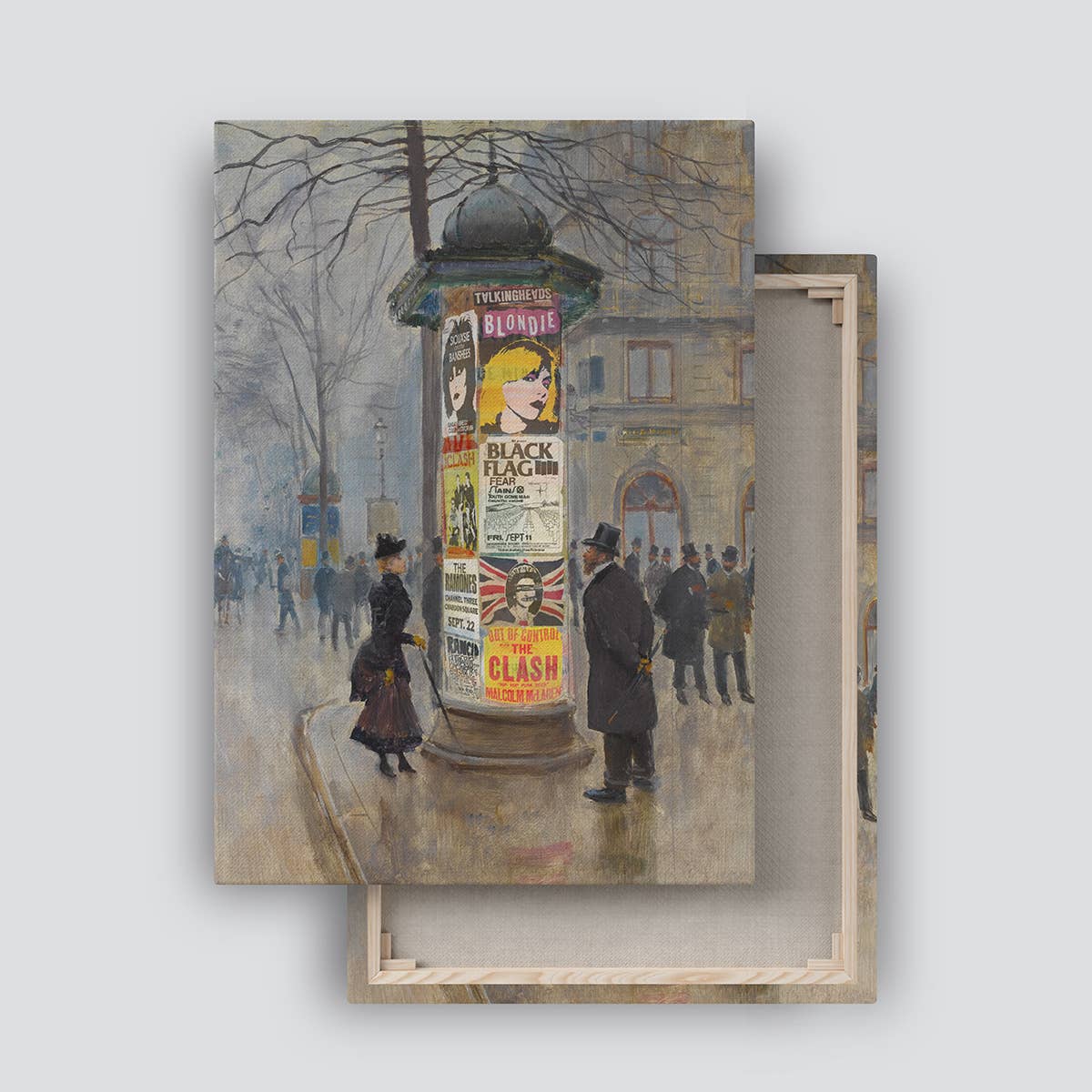 Dikhotomy – Großhandel Collagen – Leinwanddruck Punk-Konzerte1