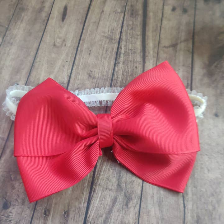 red nylon headband for wholesale by 3d beauty brand