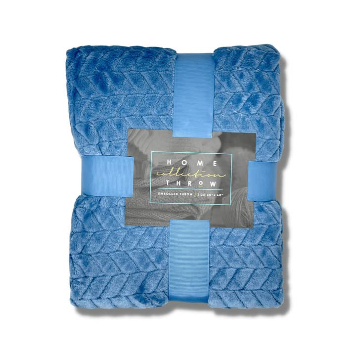 JupiterGear Home - Wholesale Throw Blanket - Home Collection Embossed Throw Blanket