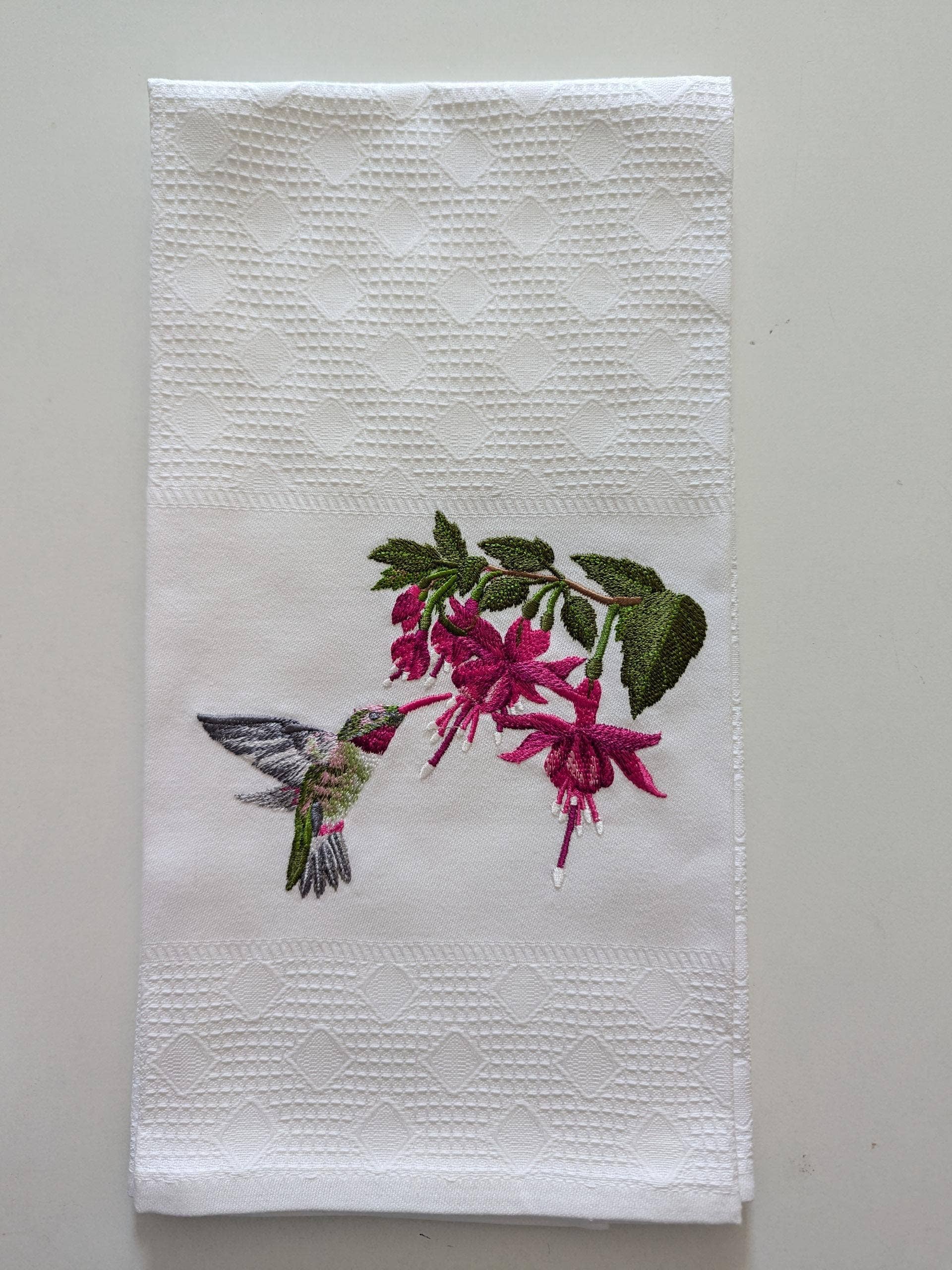 Nordlinen - Wholesale Tea Towel - Hummingbird Embroidery Towels For Face, Hand, Kitchen9