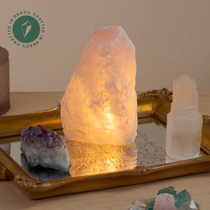 Rose Quartz Crystal Light - Crafted in Brazil and other Purchase wholesale rose quartz lamp. Free returns & net 60 terms on Faire trending on Faire.