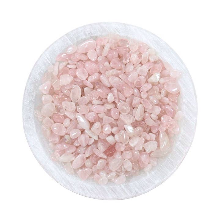 Earths Elements Wholesale - Wholesale Spiritual Stone/Crystal - Intention Bottle Refill - Rose Quartz Chips