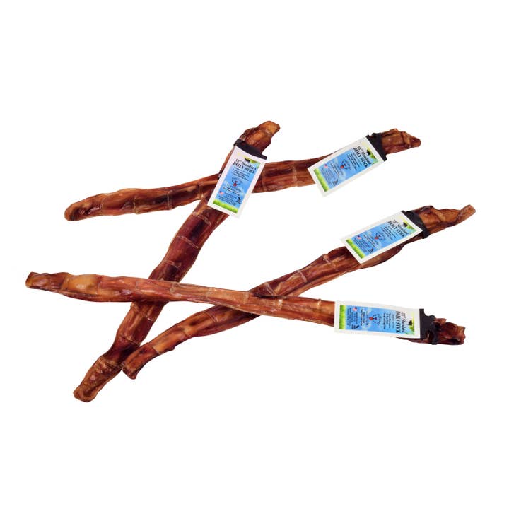 USA Standard Steer Bully Stick 12" for wholesale by Natural Cravings Pet Treats LLC