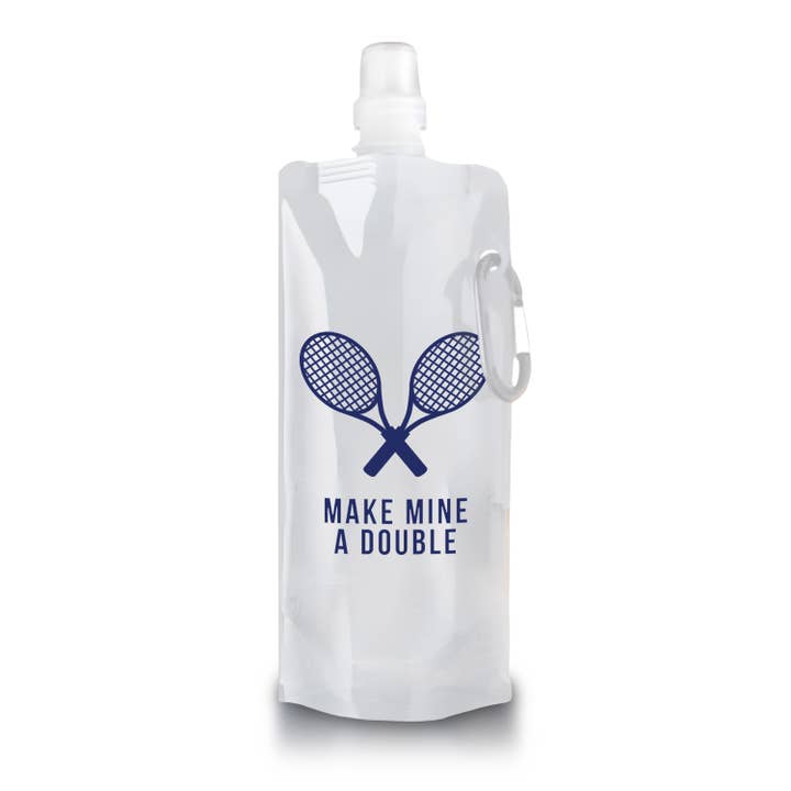 Plastic Flask for Drinking - Make mine a double for wholesale by Toss Designs