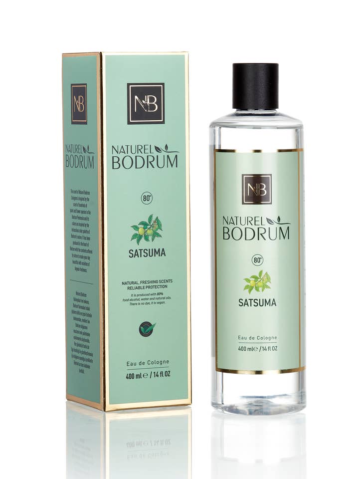 Satsuma Eau De Cologne Ekstra Stærk 14 Oz Tyrkisk Köln Nb for engroshandel hos NB NATURAL BODRUM