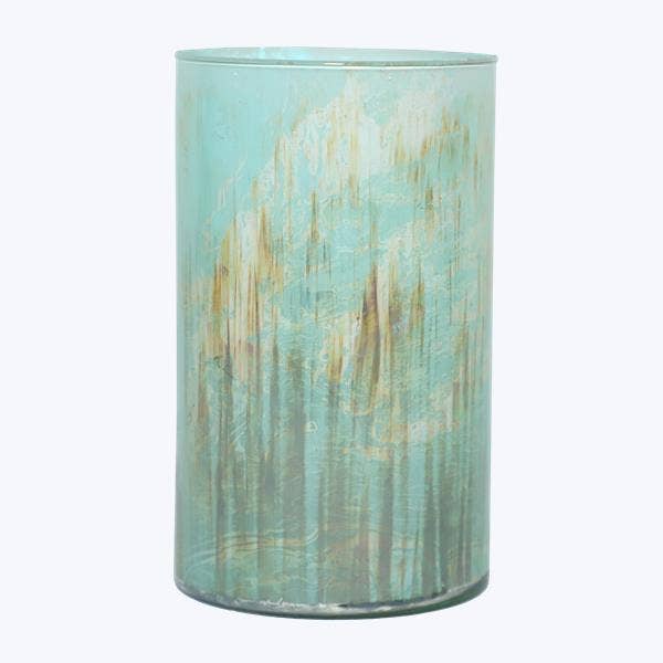 Glass Cylinder Green Votive for wholesale by Young's