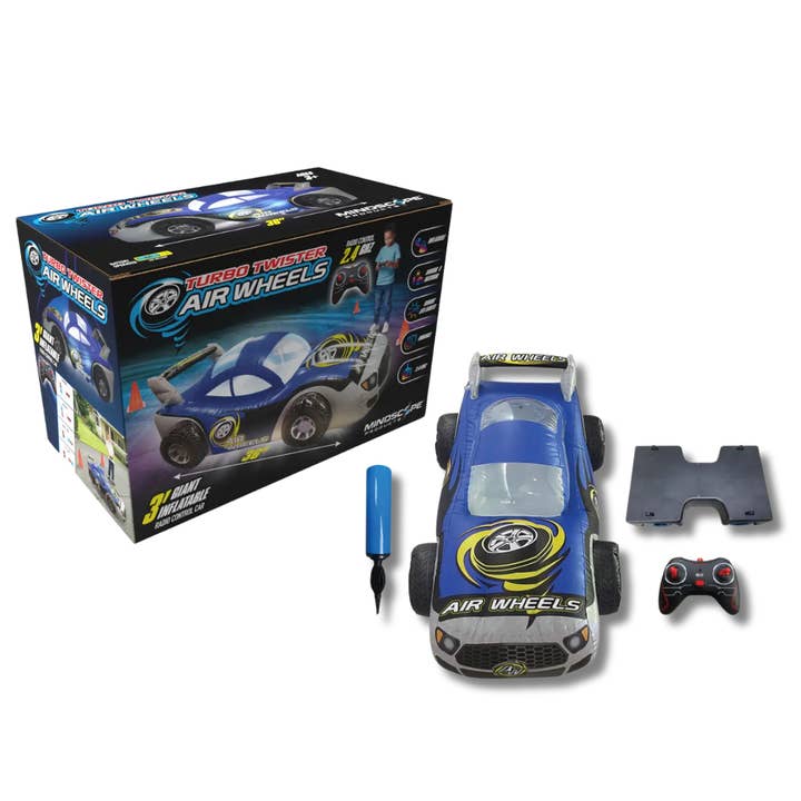 Mindscope Products – wholesale Toy car/truck – Child – Mindscope Air Wheels (Blue) Inflatable Remote Control Car