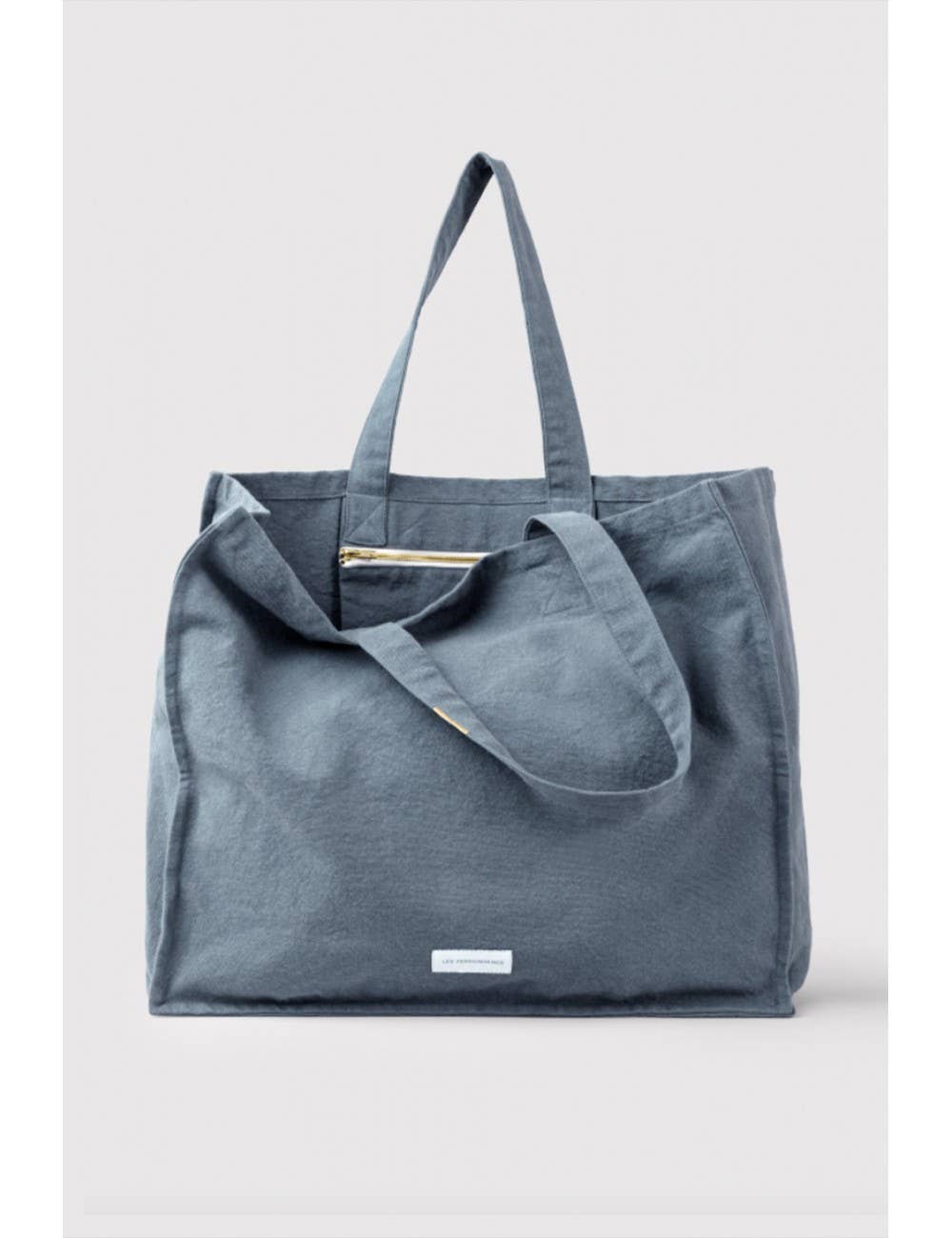 Les Pensionnaires - Wholesale Tote Bag - Women's - Organic Cotton Canvas Tote Bag in Horizon Blue