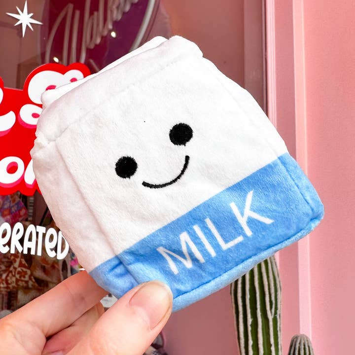 Milk Carton Crinkle Dog Toy for wholesale by Pablo & Co. Boutique