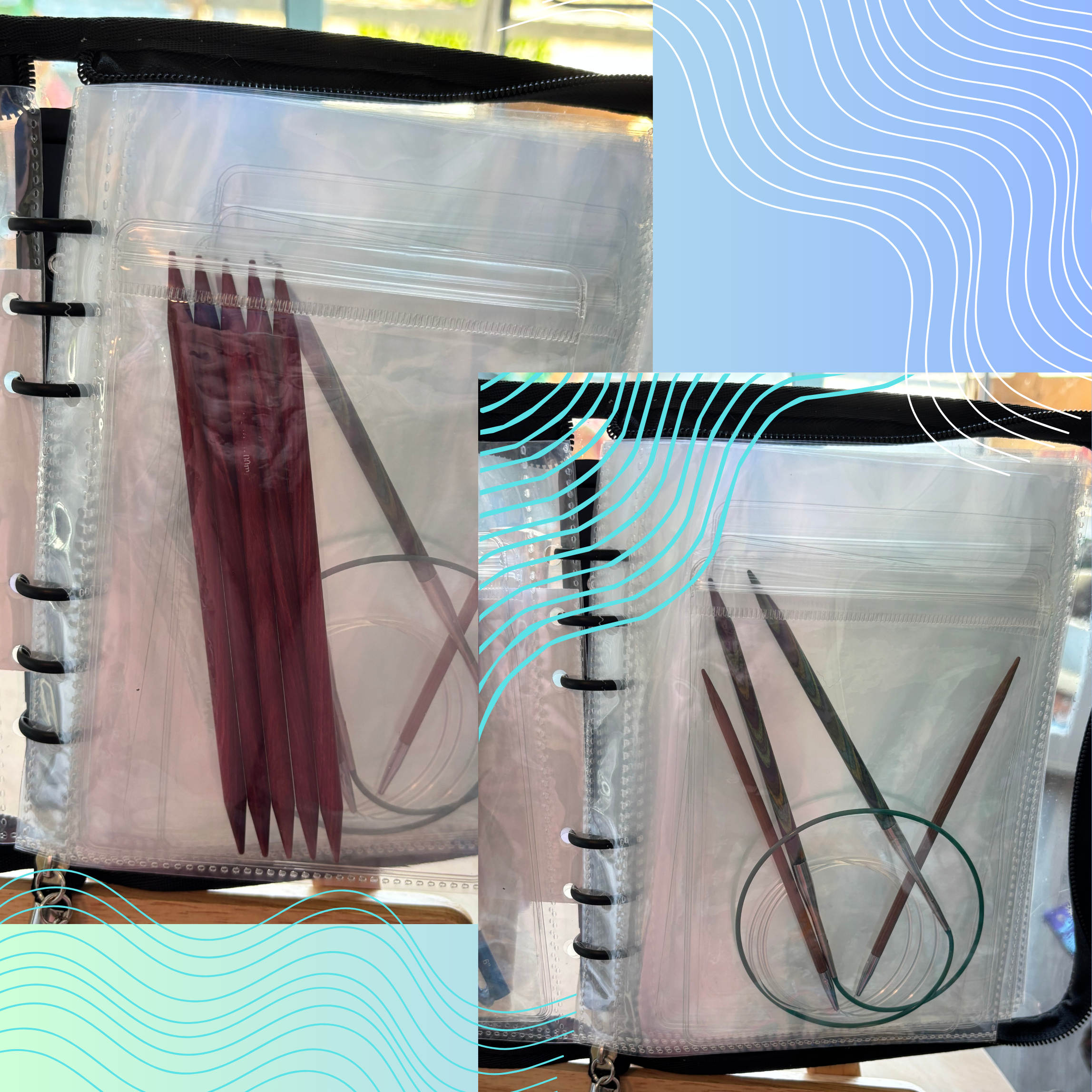 Comma Craft Co - Wholesale Knitting/Crochet Supplies - The Hook & Needle Binder - Deluxe Knitting Crochet Organizer2