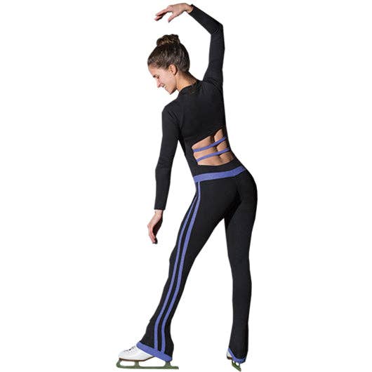 ColorFlow Skating - Wholesale Unitard - Women's - Long Sleeve Raglan FlowSuit3