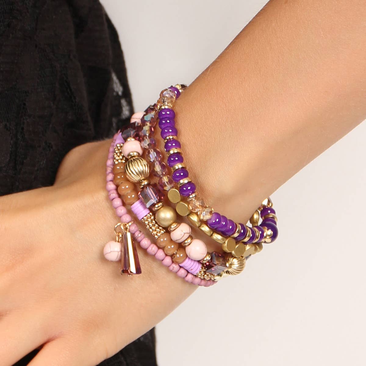 MYS Wholesale Inc - Wholesale Jewelry Set - Multibeads Stretch Bracelet12