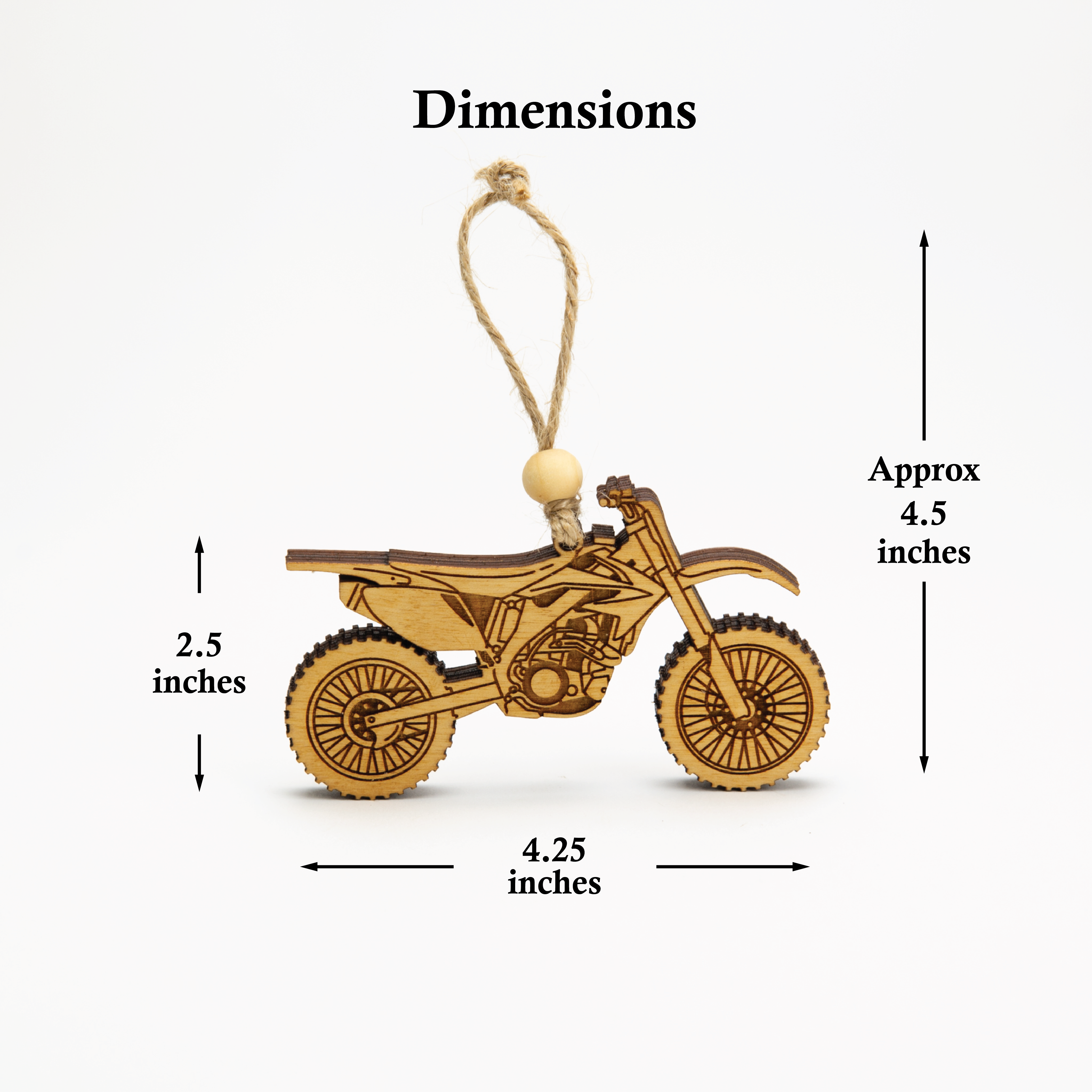 Beyond The Kerf - Vente Objets de décoration - Ornement Dirt Bike1