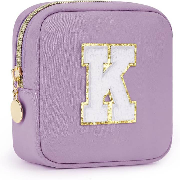 wandf – Großhandel Schmink-/Kosmetiktasche – Personalisierte Monogramm-Tasche Mini Initialen Schminktasche125