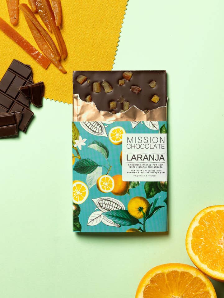 Orange 70% for wholesale by Mission Chocolate