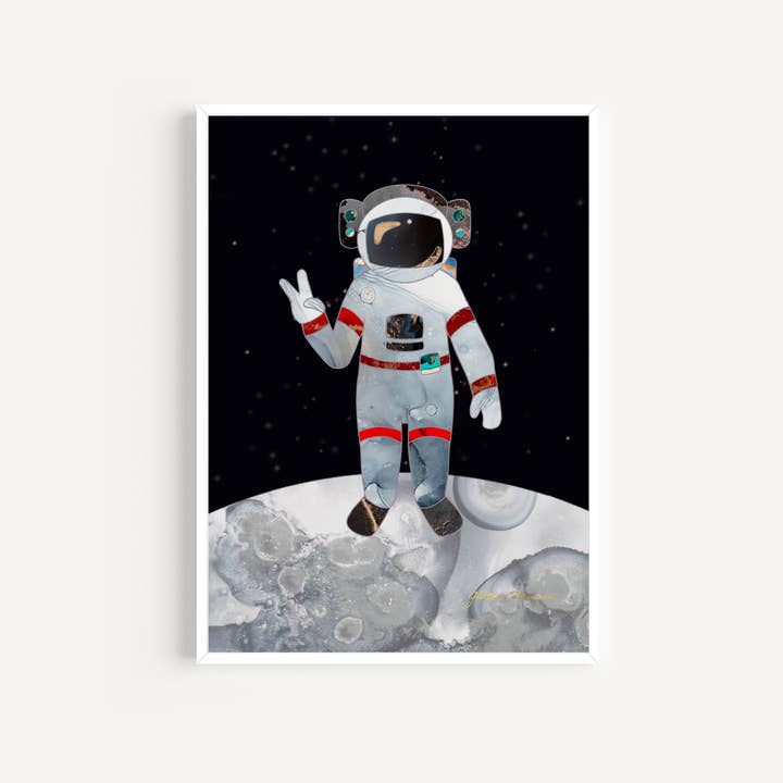 Astronaut Print for wholesale by Glitter Enthusiast