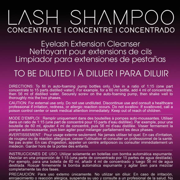 Lash Shampoo Concentrate for wholesale by SecretsID