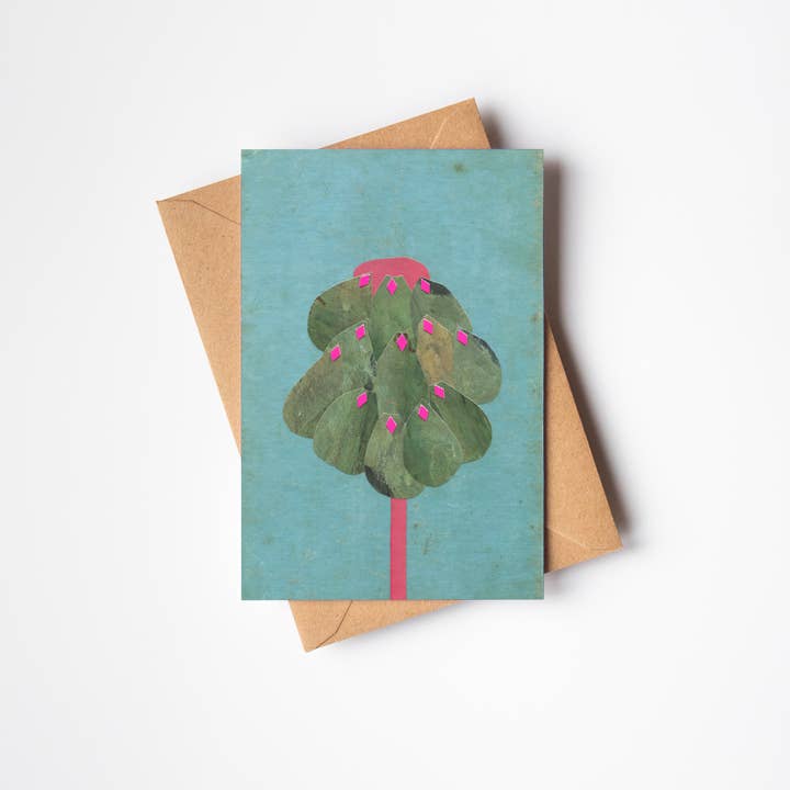 Carte de vœux Artichaut pour la vente par Cassia Beck