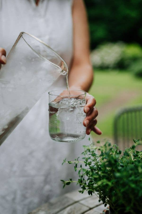 Old Green – wholesale Drinking glass/cup – The Ripple Glass