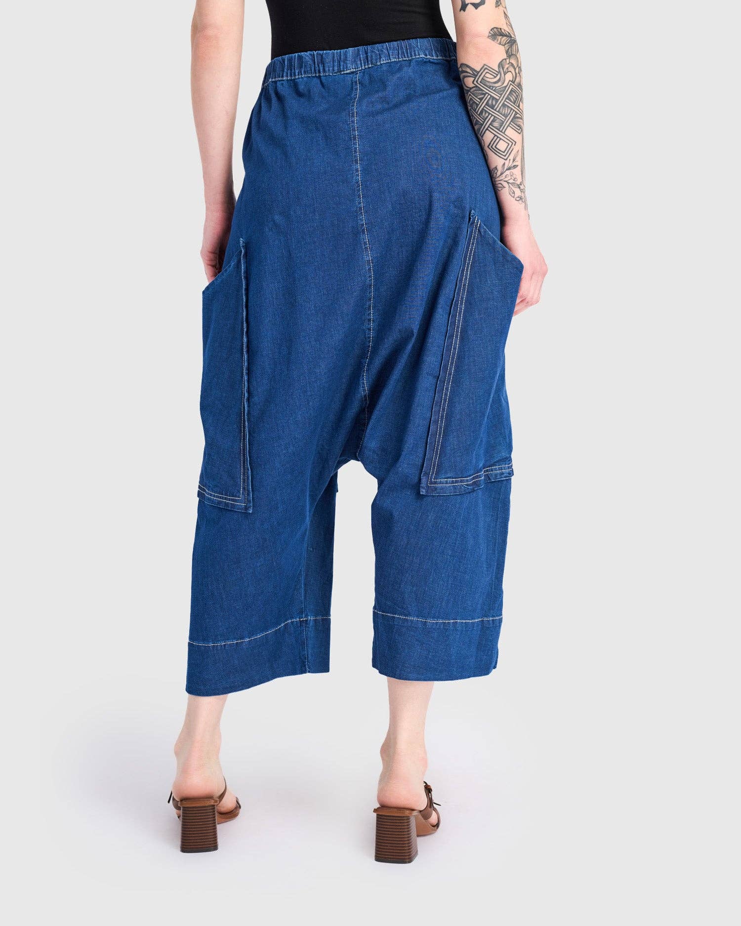 Ace Harem Pants, Denim for wholesale on Faire2