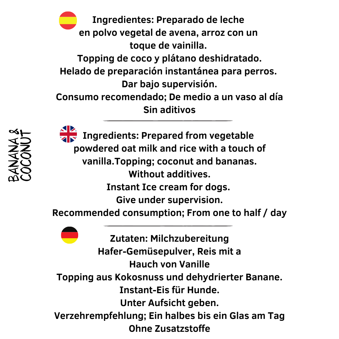 Waniyanpi - Wholesale Hondenkoekjes - Hond - DOG´S instantijs - kokos en banaan3