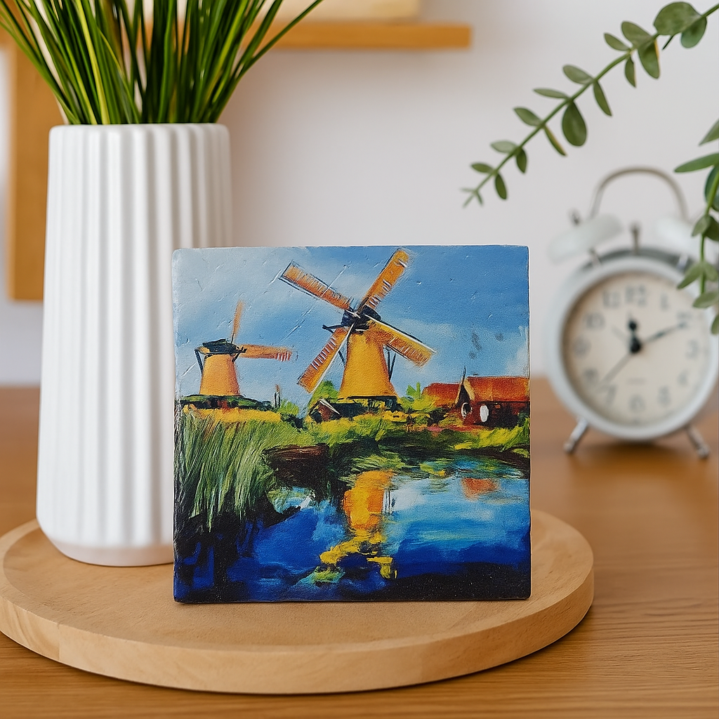 Artige BV – wholesale Sculpture – Landschapmolens - natuursteen tegel3