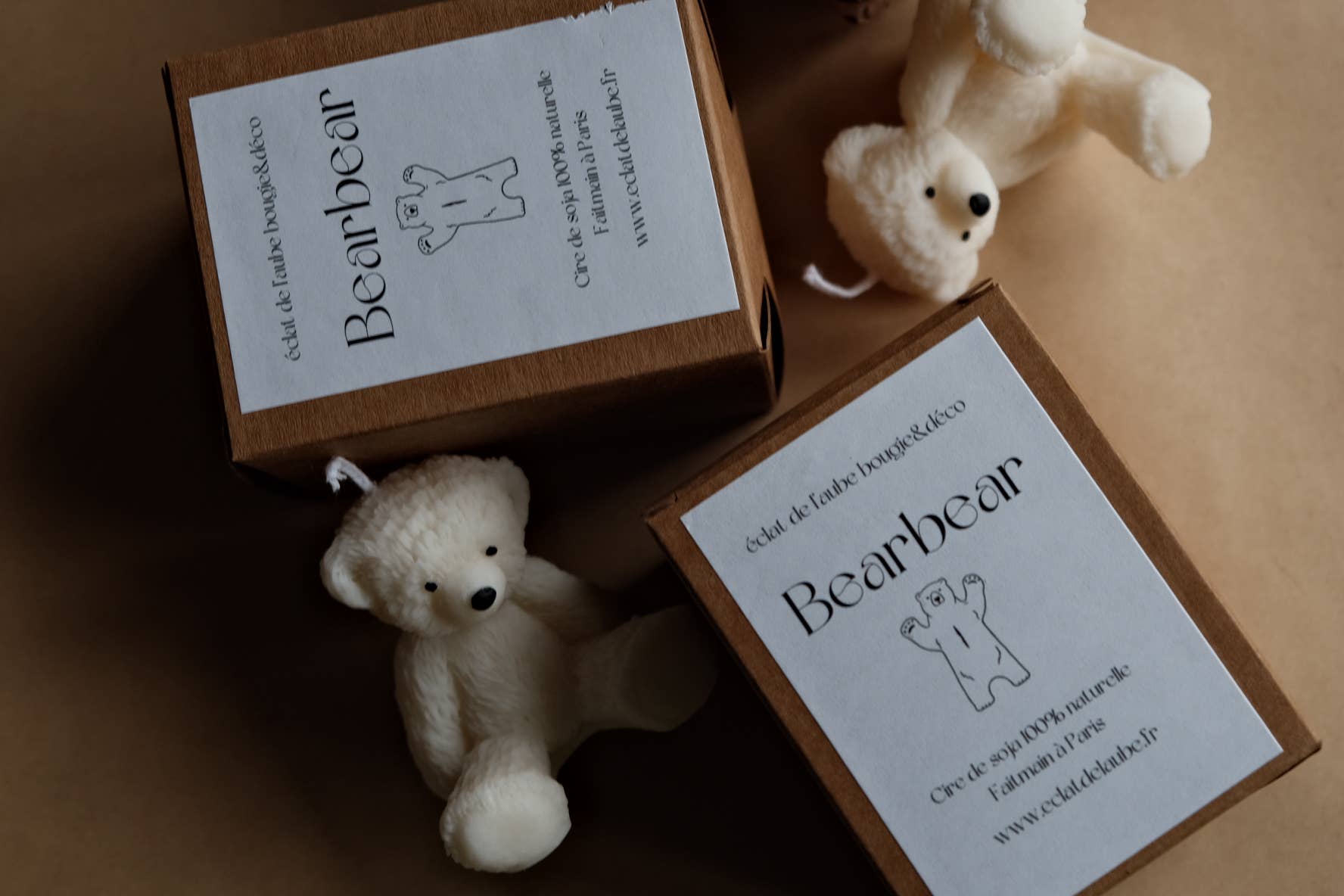 ECLAT DE L'AUBE - Vendita all'ingrosso Candele regalo - Candela decorativa in cera di soia Bearbear5