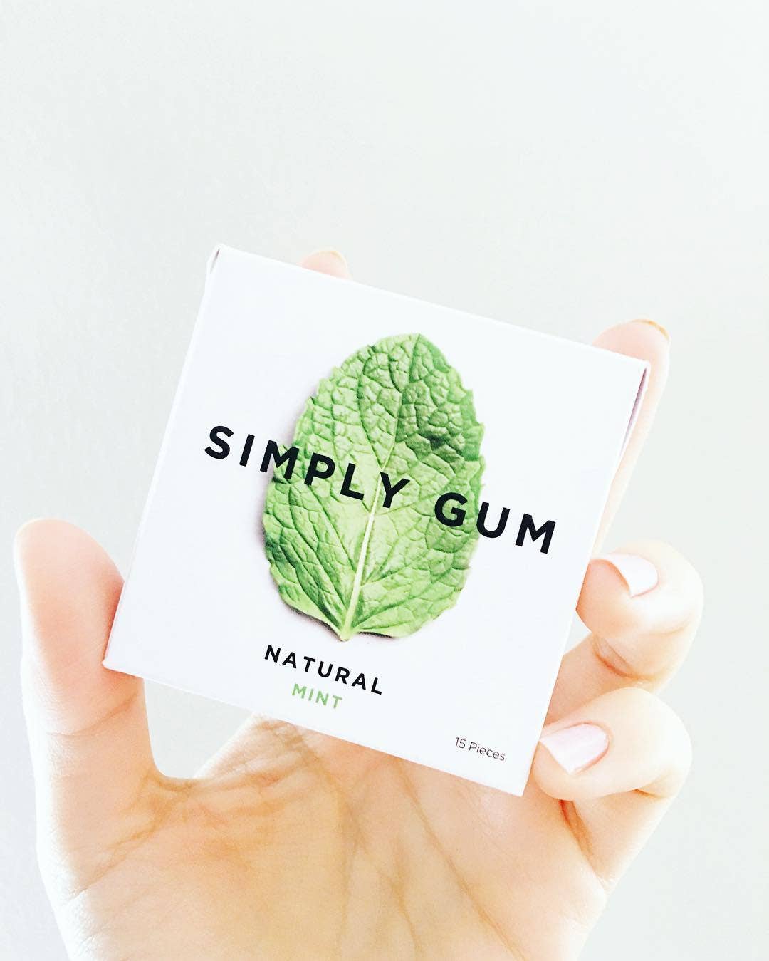 Simply Gum - Wholesale Kauwgom - Pepermuntkauwgom - Natuurlijk en plasticvrij | Verpakking van 122