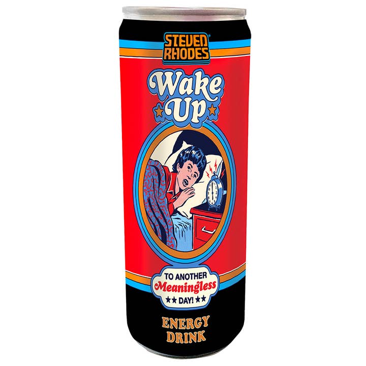Grandpa Joe's Candy Shop - Wholesale Sports/Energy Drink - Steven Rhodes Wake Up Energy Drink, 12ct