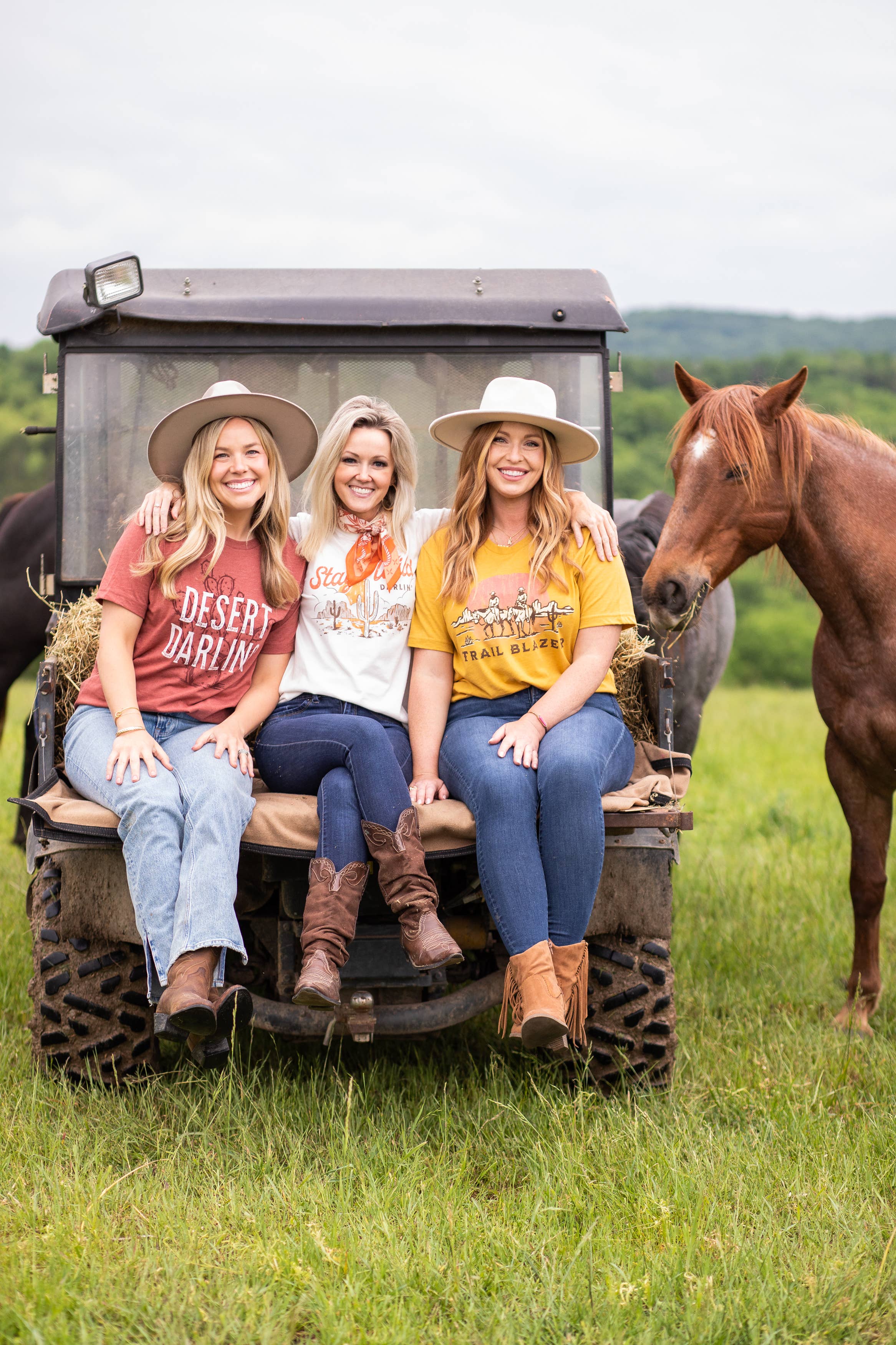 SOUTHERN FRIED DESIGN BARN - Wholesale Screen Printed T-Shirt - Women's - Stay Wild Darlin' Shirt4