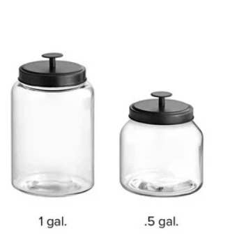 Pantry Products - Skin, Body, + Wellness - Wholesale Jar - 1/2 Gallon + Gallon Glass Jar- Empty, Bulk Refill2