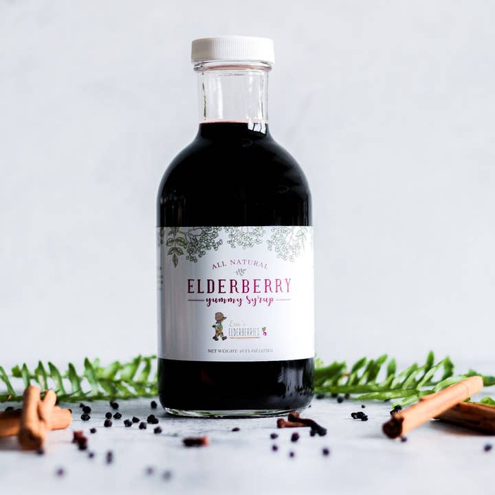 Erin's Elderberries – Großhandel Aromatisierter Sirup – Holunderbeersirup