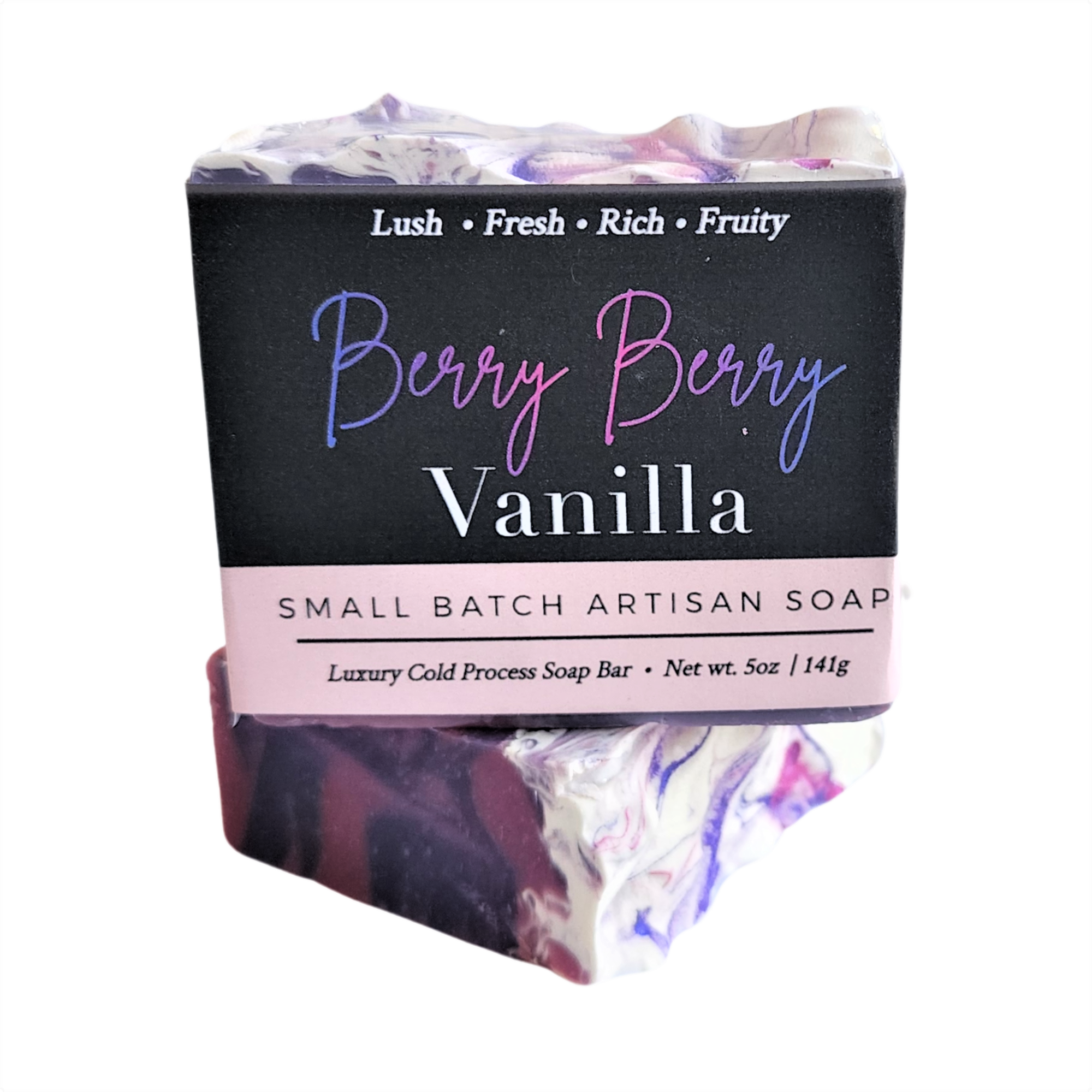 DeShawn Marie Soap Boutique - Wholesale Bar Soap - Berry Berry Vanilla Soap Bar1