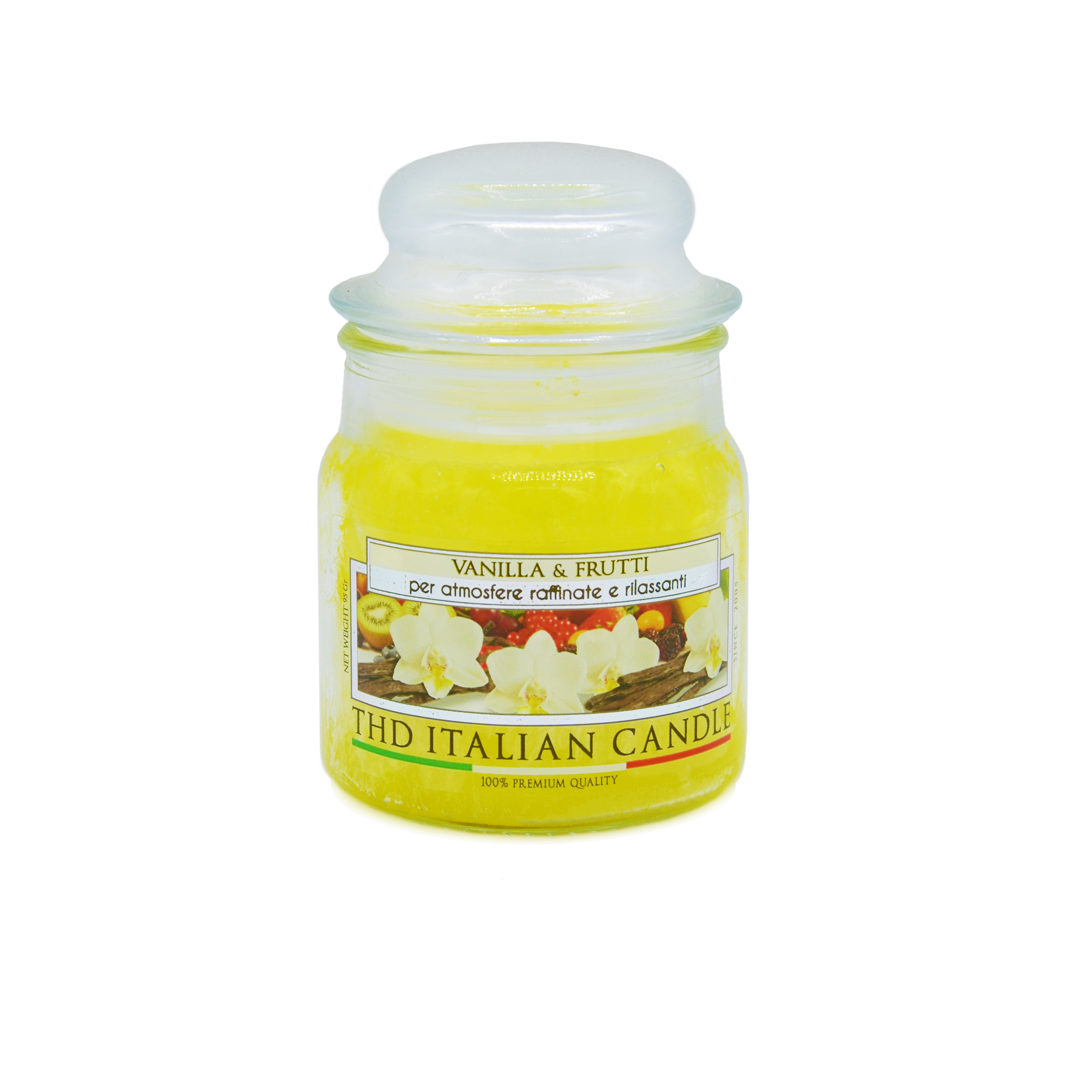 Thd Tophouse - Wholesale Jar/Filled Candle - Italian Candle Premium Small Vanilla And Fruits 6/1200
