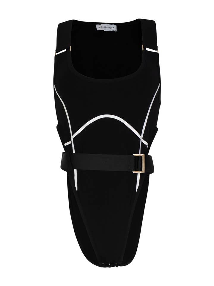 High Cut Bodysuit for wholesale by CIRCULAR PATH