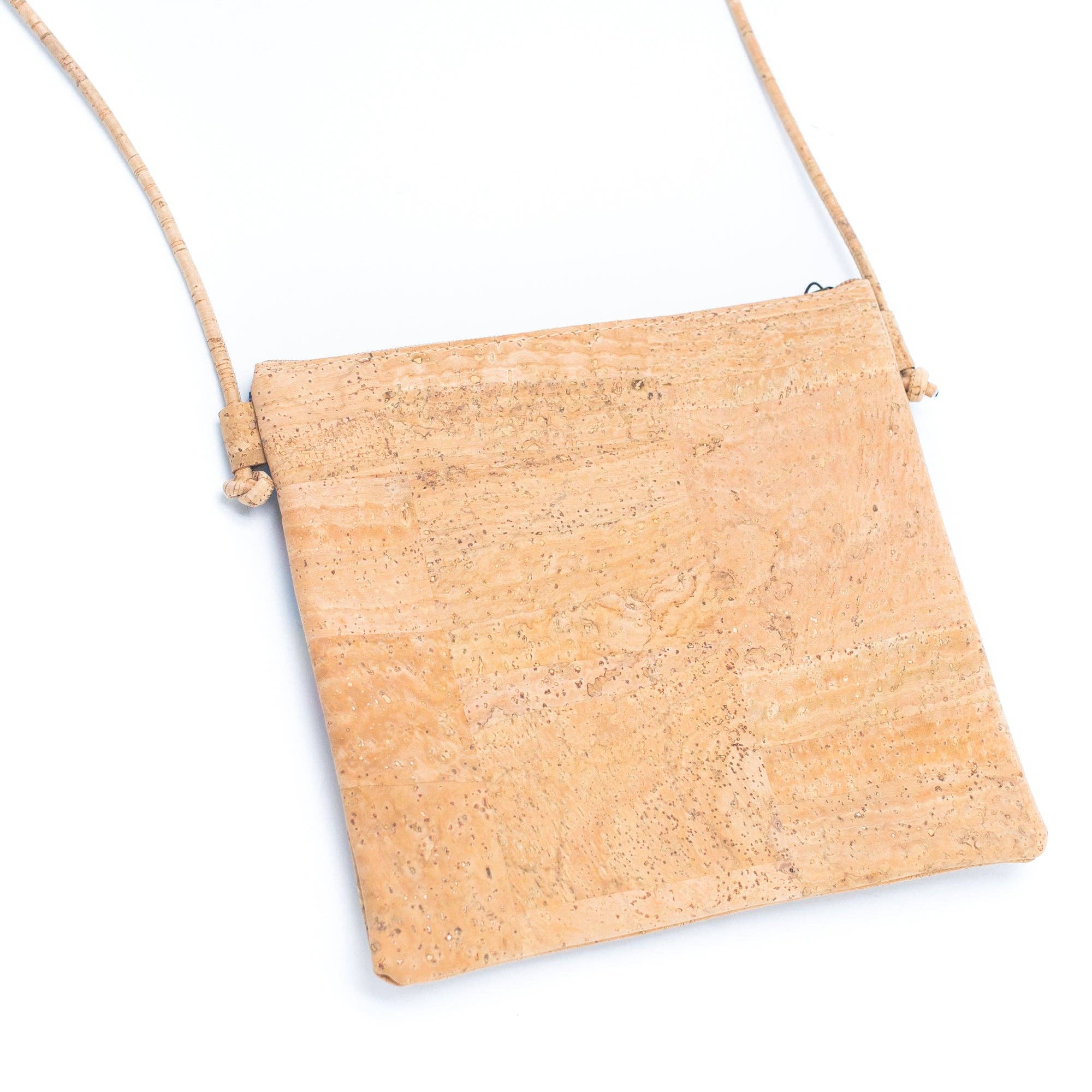 Meninas Bonitas Cork - Vente Sac à bandoulière – femme - Sac à bandoulière en liège pour femme avec coutures à motif en liège BAGP-2063