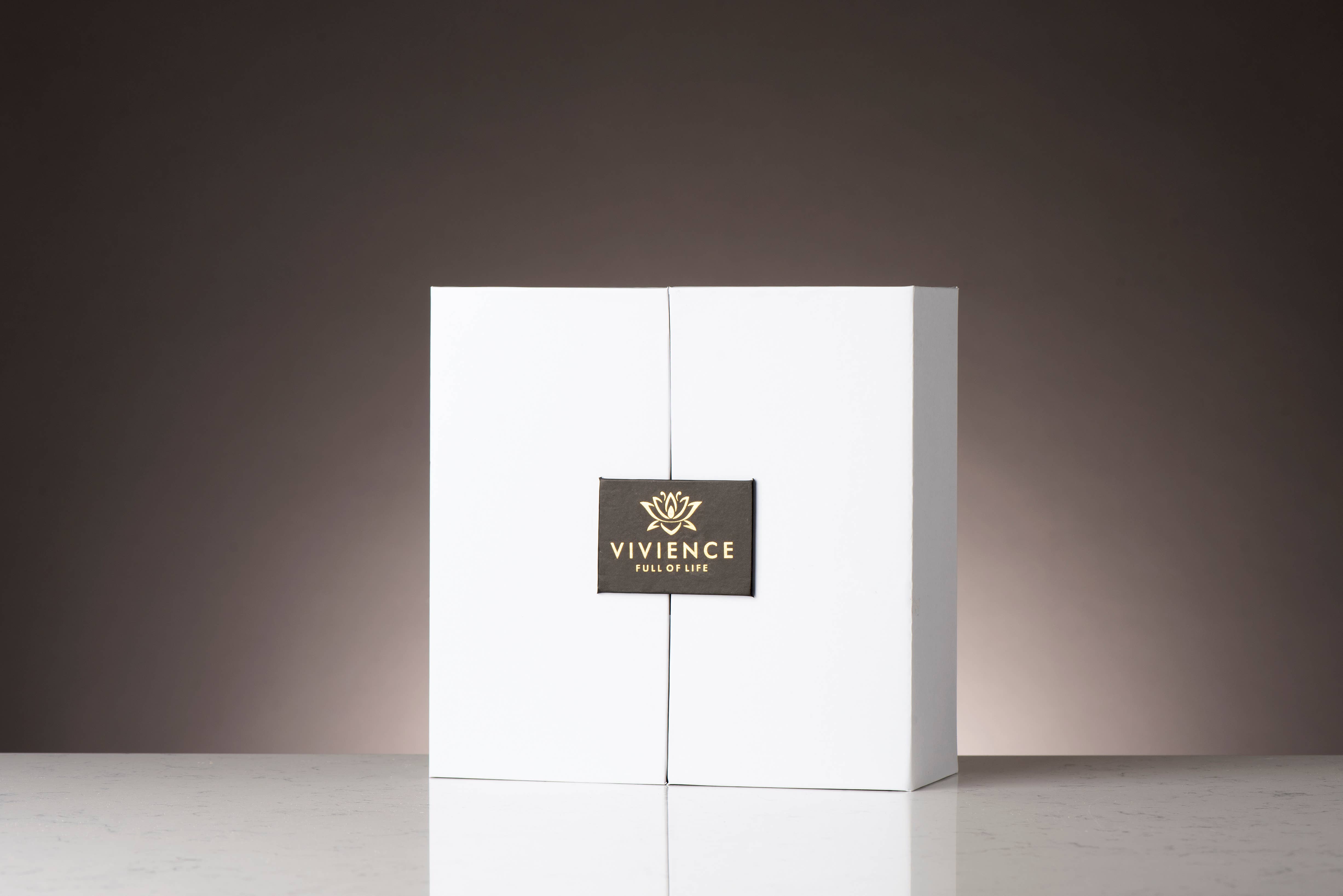 VIVIENCE - Vente Diffuseur à tiges - Diffuseur de bouteille doré avec bouchon doré/fleur blanche7