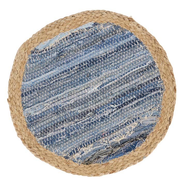 Rustic Denim Weave Placemat for wholesale by Saro Lifestyle