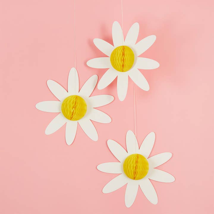 Daisy Honeycomb, confezione da 3 per la vendita all'ingrosso da parte di Hootyballoo by Club Green