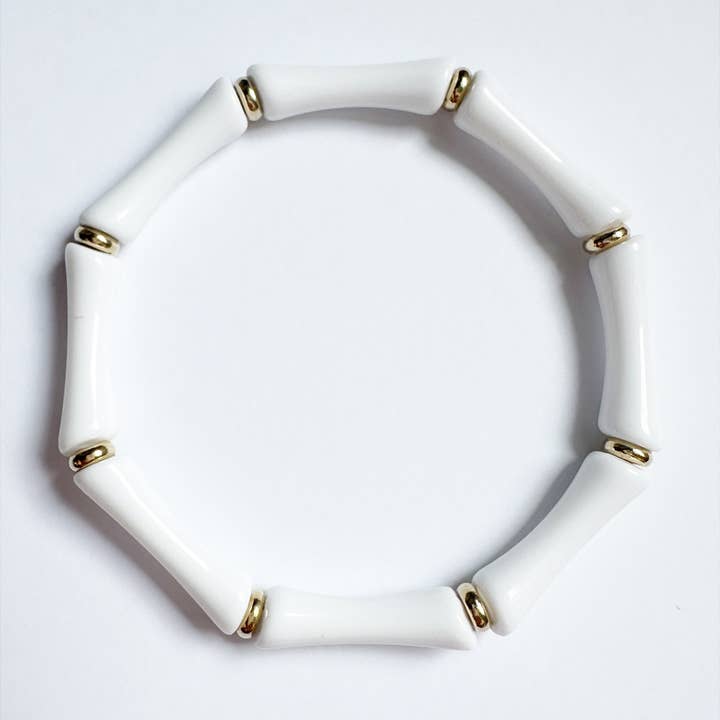 Sandy + Rizzo – wholesale Beaded bracelet – Bamboo Acrylic Bracelets2