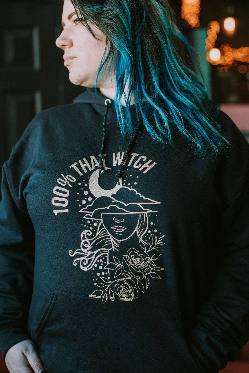 Midnight Raven Studios – wholesale Hoodie - Dam – 100% That Witch Hoodie - Witchy Clothing - Witch Hoodie0