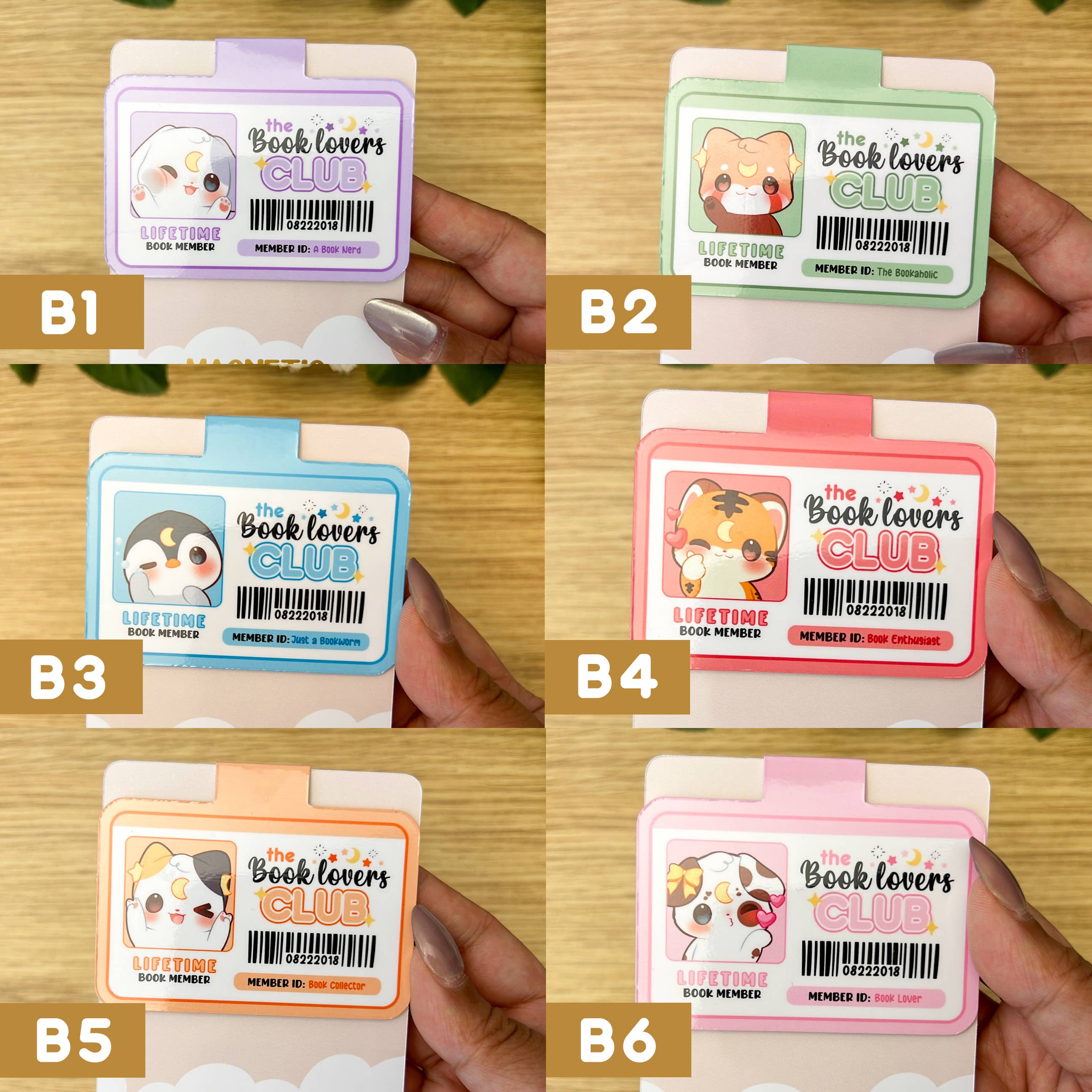 MaeMunchiesCo - Wholesale Bookmark - Book Lovers Club Friends Magnetic Bookmark2