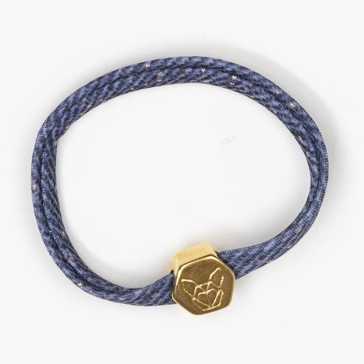 Canadian Denim Elastic Hair Tie for wholesale by Hunny Bunny Collection