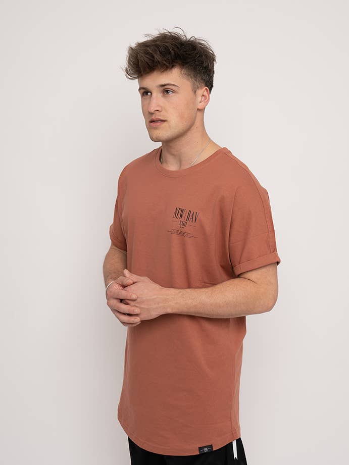 NB Viera overdimensioneret terracotta skjorte for engroshandel hos NEW-BAV